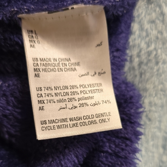 Style & Co Blue Crew Neck Sweater with Sporty Accents - Picture 7 of 13